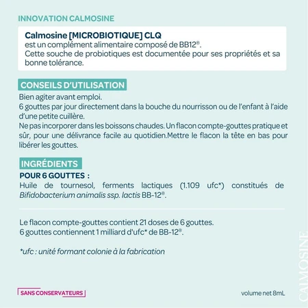 Calmosine Microbiota CLQ 8ml