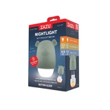 Nightlight with light sensor, 10 months+, Green, Benny the Bear, Zazu Kids
