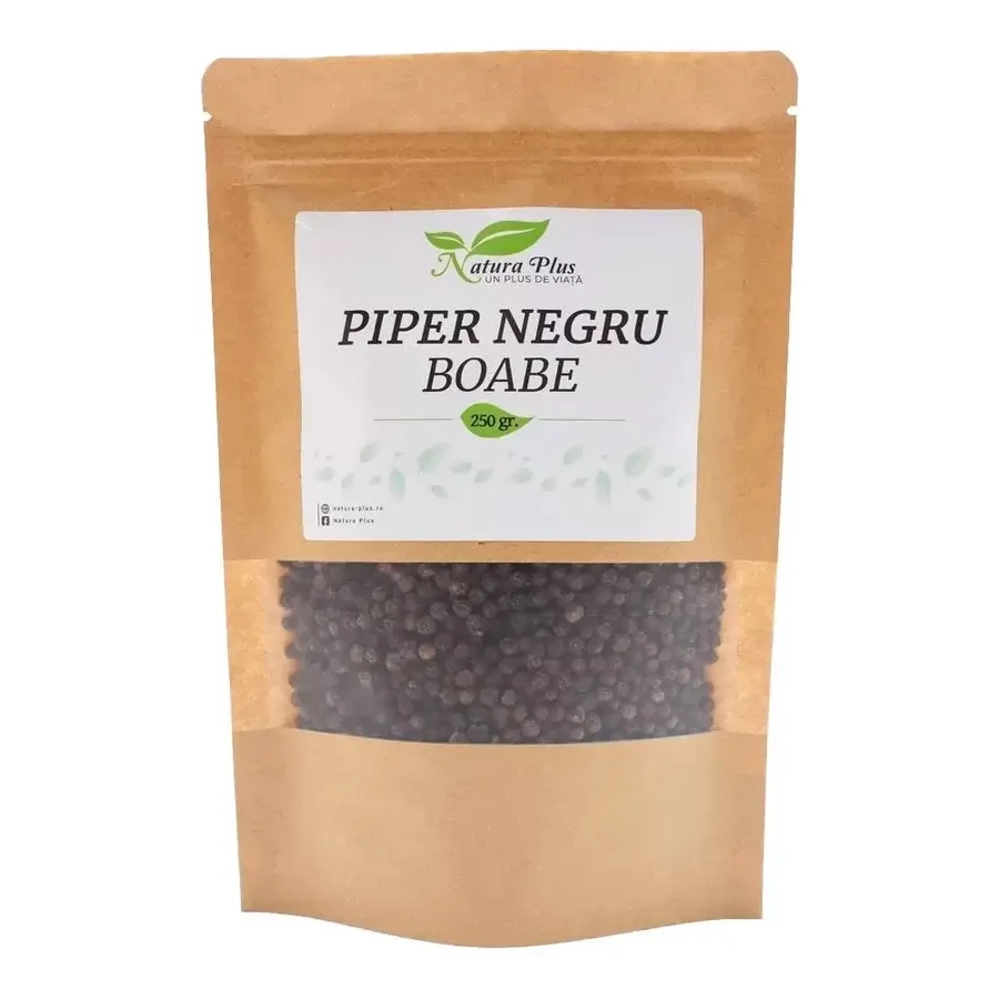 Schwarze Pfefferkörner, 250 g, Natura Plus