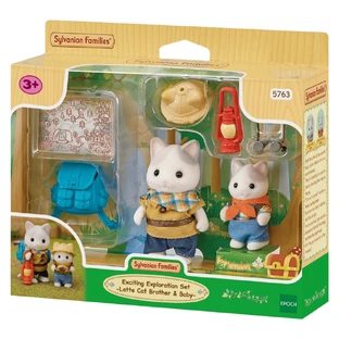 Set van 2 figuurtjes Sylvanian Families, 3 jaar+, Explorer Kittens, Epoch