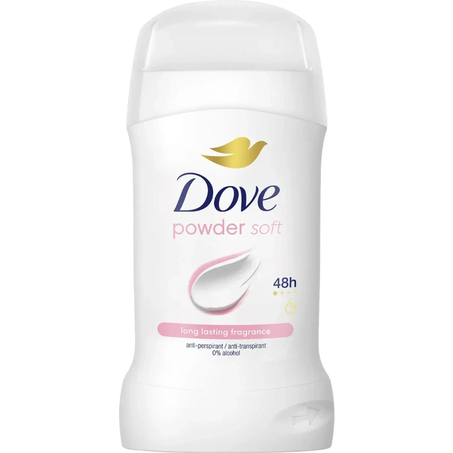 Desodorante en barra, Polvo, 50 ml, Dove