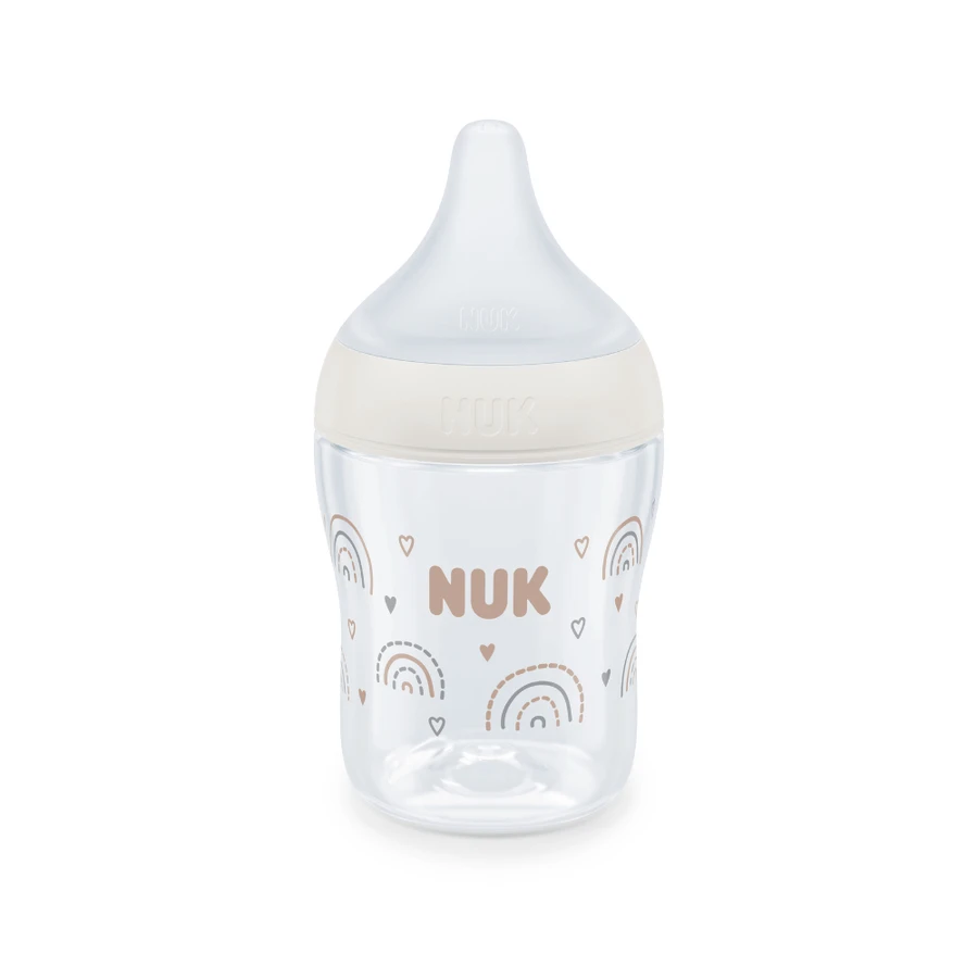 Biberon Perfect Match, S, + 0 luni, Curcubeu, 150 ml, Nuk