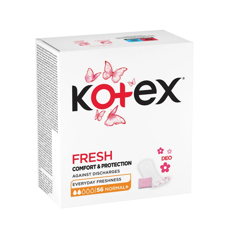 Tägliche Binden Deo Normal Plus, 52 Stück, Kotex