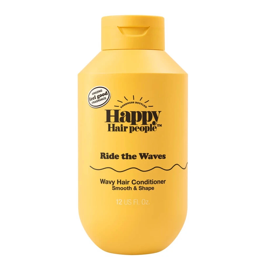 Acondicionador con Aceite de Coco y Naranja para cabellos ondulados, 355 ml, Happy Hair People