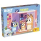 Puzzle de colorat maxi, 4 ani+, Bluey, 60 de piese, Lisciani