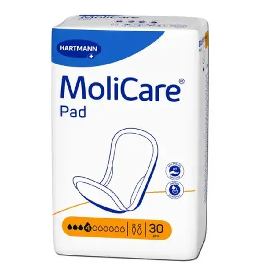 Licht incontinentieverband MoliCare Pad, 4 druppels, 30 stuks, Hartmann