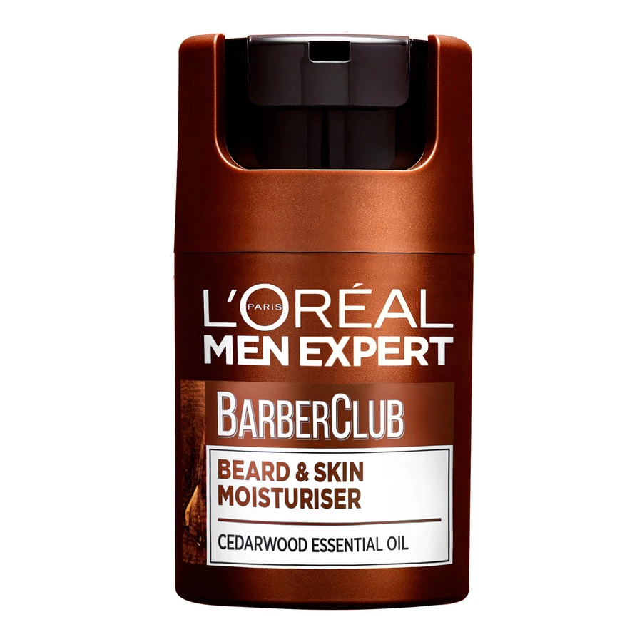 Crema idratante per barba e pelle sensibile Barber Club Men Expert, 50 ml, Loreal Paris