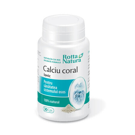 Calciu Coral Ionic, 30 capsule, Rotta Natura