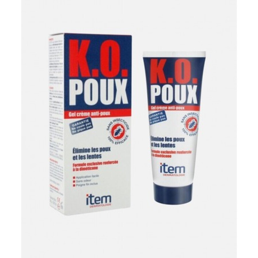 Gel cremă anti-păduchi K.O. Poux, 100 ml, Item Dermatologie