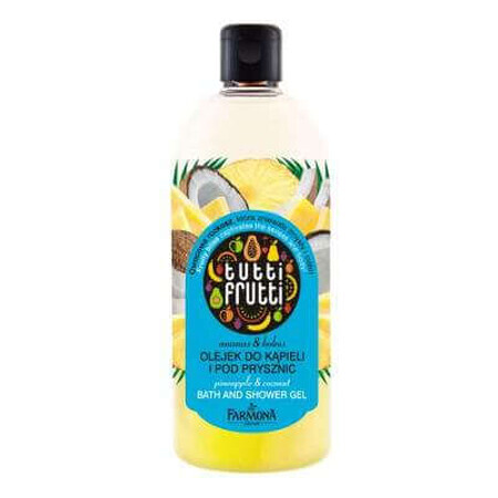 Gel de baie și duș cu ananas și cocos, 500 ml, Farmona