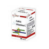 Calcium with Vitamin C, 30 capsules, FarmaClass