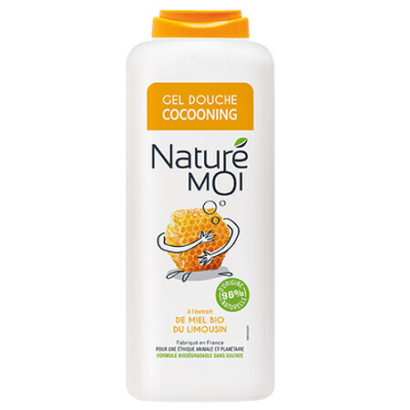 Gel de duș cu extract Bio de Miere de Limousin, 400ml, Nature Moi