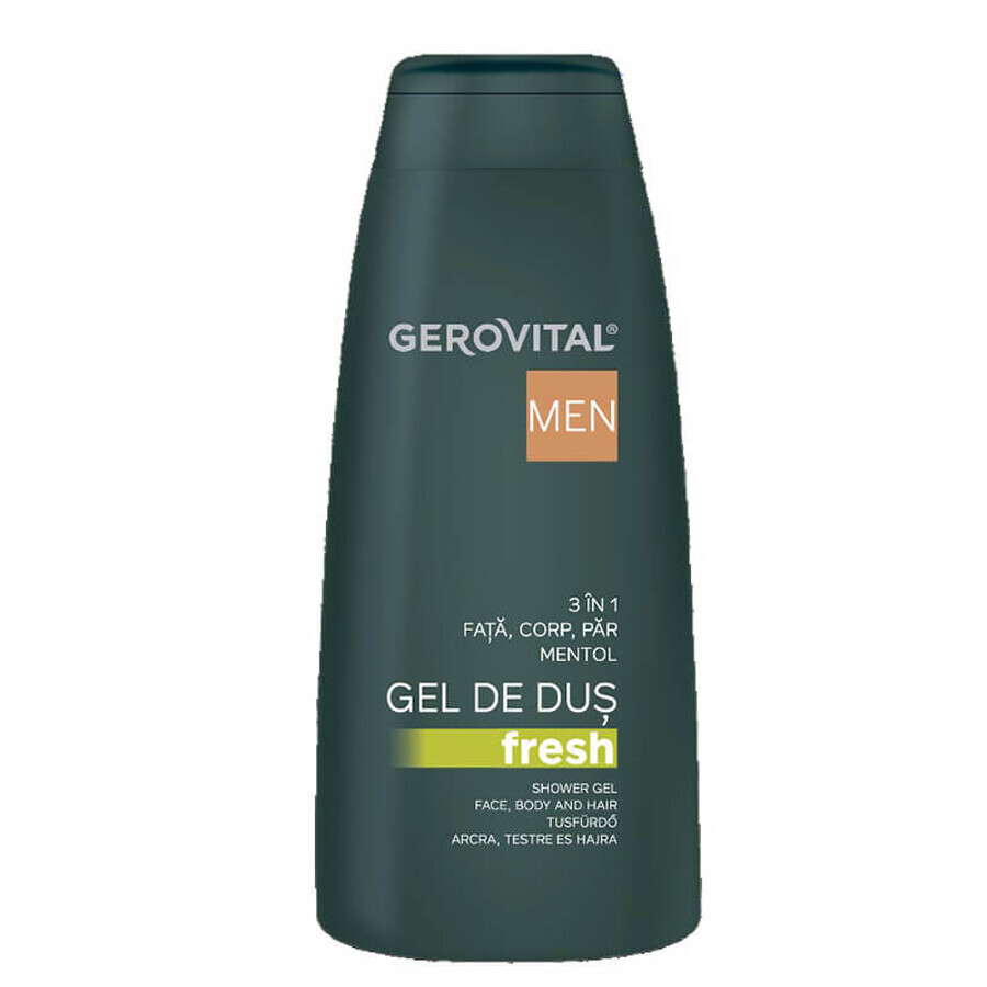 Fresh 3 in 1 Duschgel, 400ml, Gerovital Men