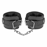 Menottes S Pleasures Lover's Black Black/Silver