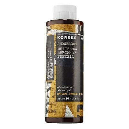 Gel de dus cu extract de ceai alb, bergamot și frezie, 250 ml, Korres