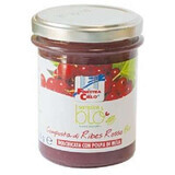 Bio-Konfitüre aus roten Johannisbeeren, gesüßt mit Apfelmark, 220 g, La Finestra Sul Cielo