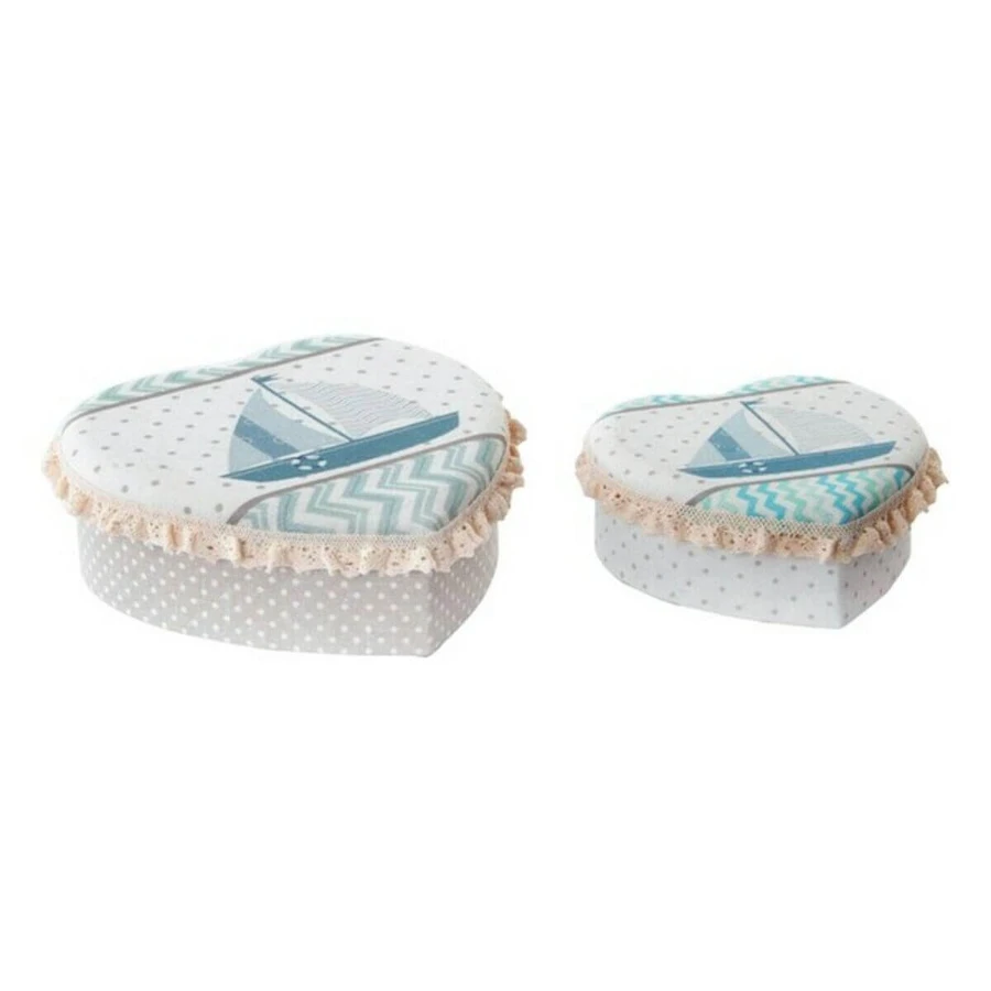 Casetă de Bijuterii DKD Home Decor 8424001396207 Acrylic Carton 19 x 10 x 7 cm (2 Unități)