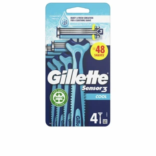 Einwegrasierer Gillette SENSOR 3 COOL (4 Stück)