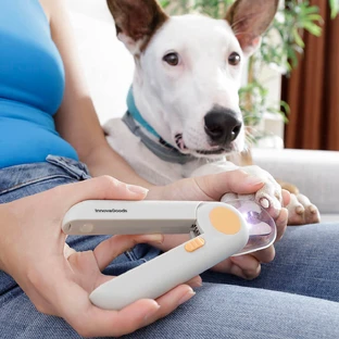 Tagliaunghie per animali domestici con clipet a LED InnovaGoods