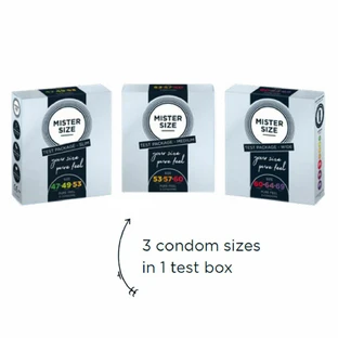 Mister Size Test Packege Slim Condoms