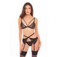 Komplet bielizny René Rofé Black (M/L)