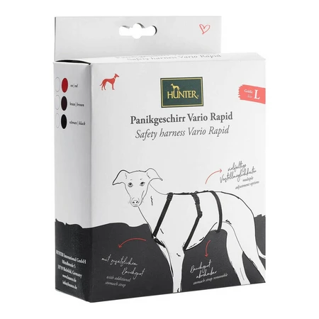 Arnés para perro Hunter Safety VR 64-100 cm Rojo L M/L