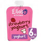 Griechischer Bio-Naturjoghurt mit Erdbeeren, 90 g, Ella&#39;s Kitchen