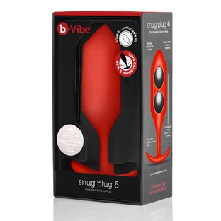 Anaalplug B-Vibe 6 Rood