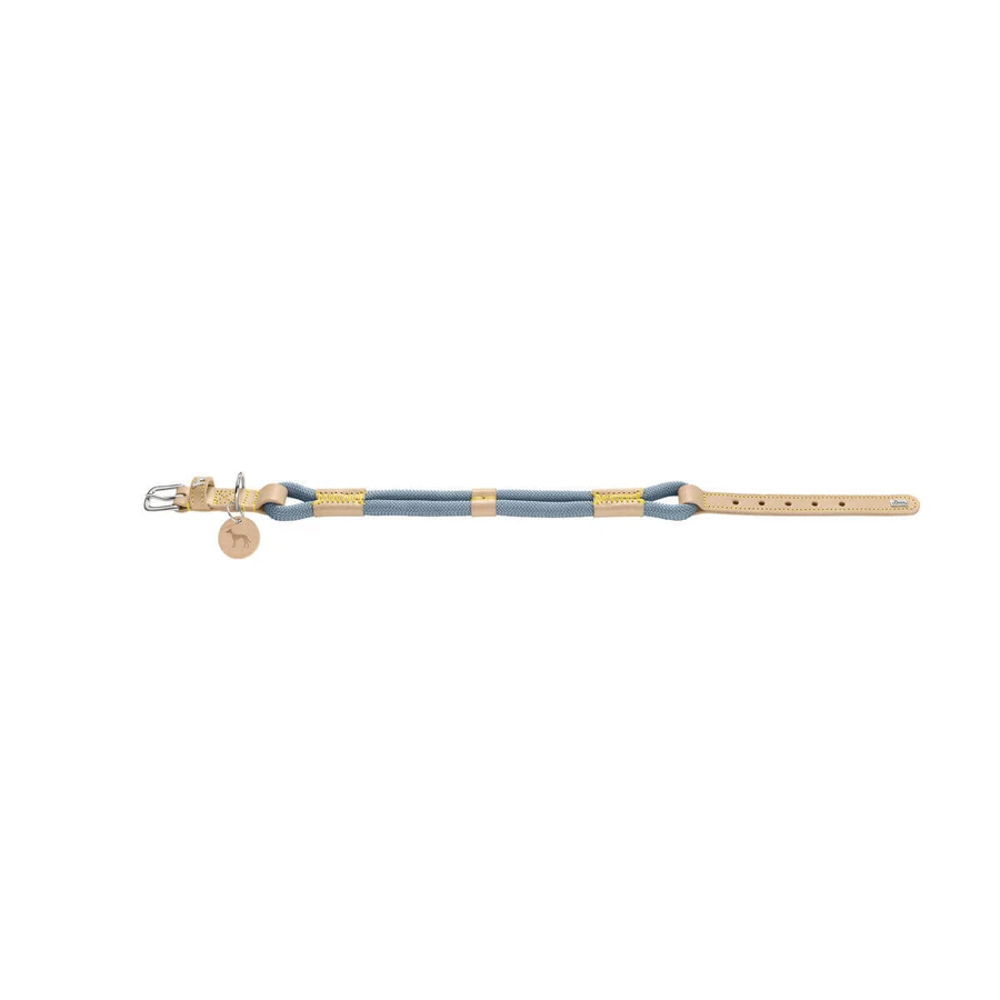 Zgardă pentru câini Hunter MALIA Albastru S/M 35-44 cm