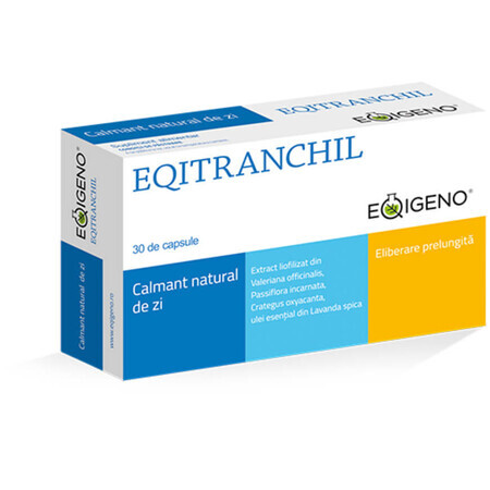 Eqitranchil natürliches Beruhigungsmittel für den Tag, 30 Kapseln, Eqigeno