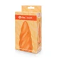Vibrerende Butt Plug B-Vibe Swirl Textuur Oranje