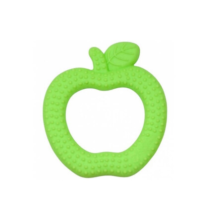 Grüner Apfel IPlay Silikon Beißspielzeug, grüne Sprossen