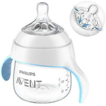 Kit de trecere de la biberon la canita, +4 luni, SCF251/00, Philips Avent