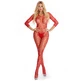 Bodystocking rose rouge à lèvres (M/L)