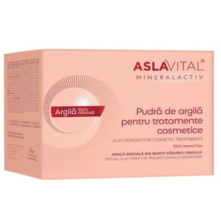 Kleipoeder voor cosmetische behandelingen Mineralactiv, 10 zakjes x 20 gr, Aslavital