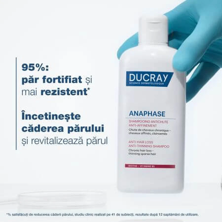 Complementary shampoo against hair loss Anaphase, 200 ml, Ducray