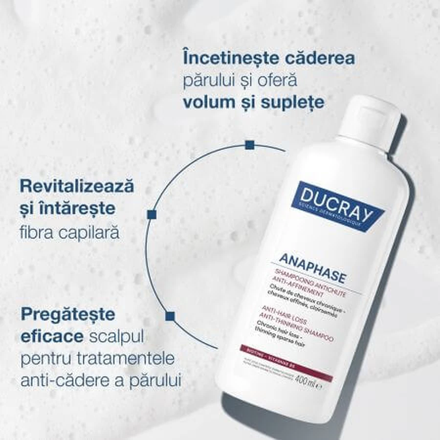 Complementary shampoo against hair loss Anaphase, 200 ml, Ducray