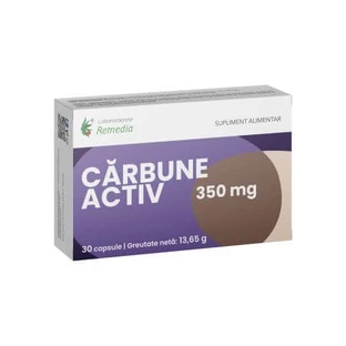 Carbune Activ, 350 mg, 30 cápsulas, Laboratorios Remedia