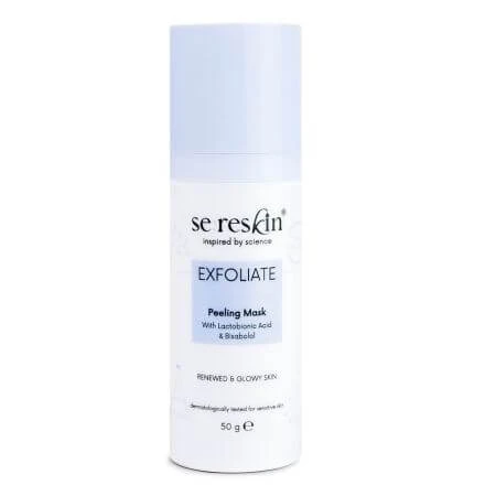 Exfoliërend gezichtsmasker met lactobionzuur en keoline, 50 g, Se:Reskin