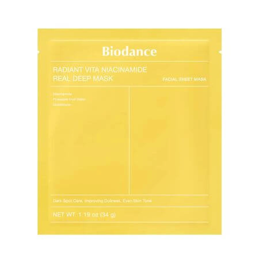 Radiant Vita Niacinamide Radiant Vita Niacinamide Real Deep Mask, 34 g, Biodance