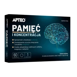 Apteo Geheugen en Concentratie, 60 tabletten