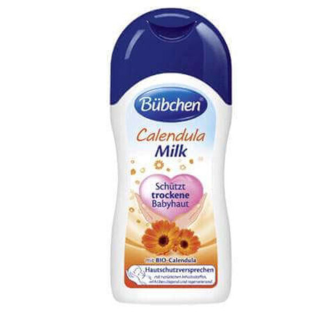 Lapte de corp Bio cu gălbenele, 200 ml, Bubchen