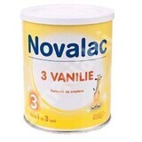 Lapte praf cu vanilie, Formula 3, grupa 1-3 ani, 400 g, Novalac