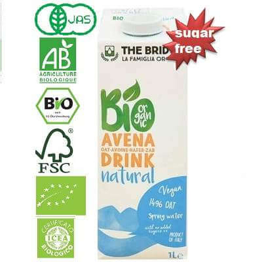 Bio-Hafer-Pflanzenmilch, 1L, The Bridge Bewertungen