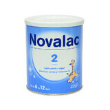 Lapte, Formula 2, Grupa +6 luni, 400 g, Novalac