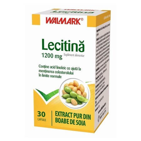 Lecithin 1200 mg, 30 Kapseln, Walmark