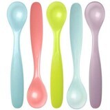 Flexible spoons, +0months, 5pcs, Badabulle