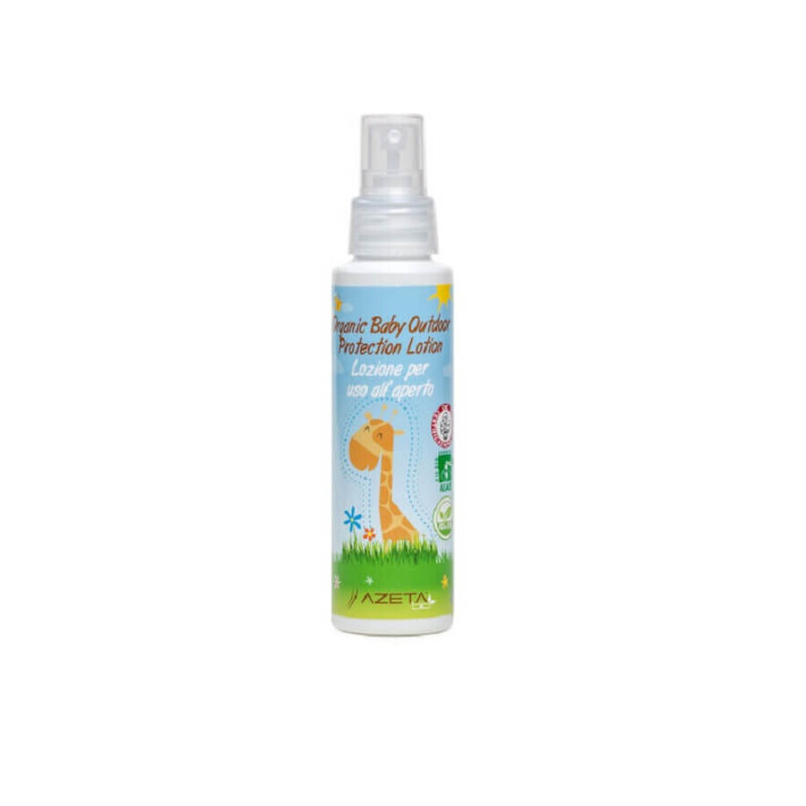 Lotiune cu efect repelent pentru protectie impotriva insectelor Organic Baby, 100 ml, Azeta Bio