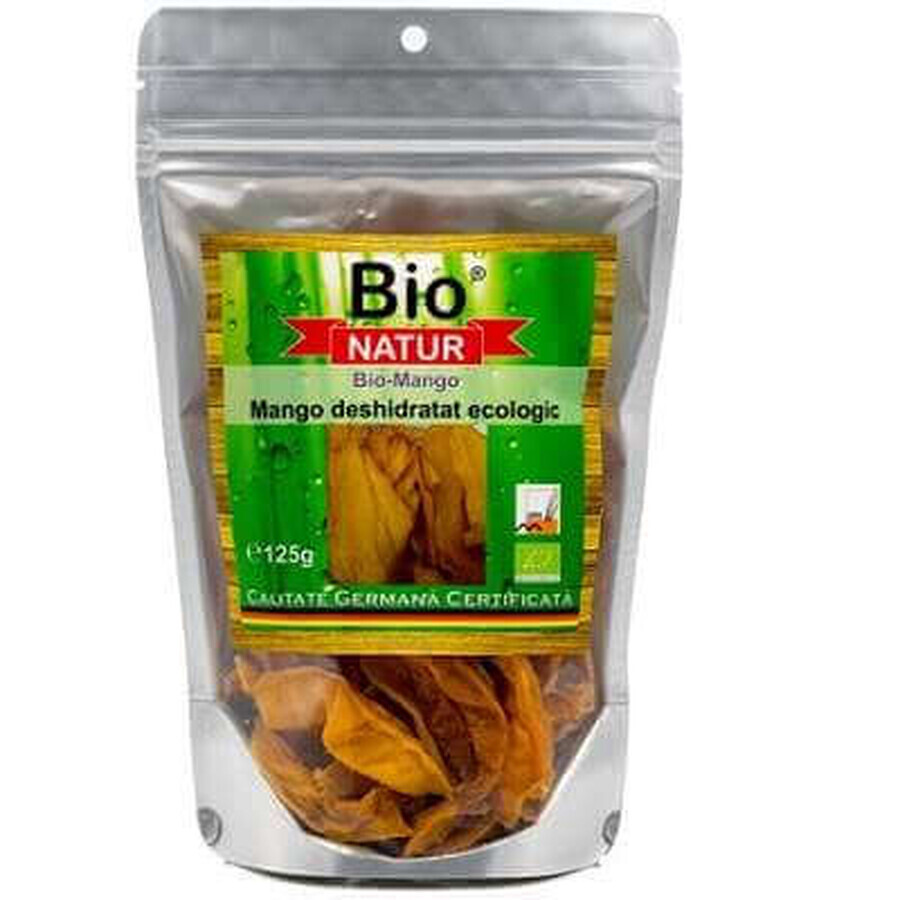 Mango deshidratat ecologic, 125 g, Bio Natur