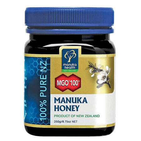 Manuka miere MGO 100, 250g, Manuka Healt